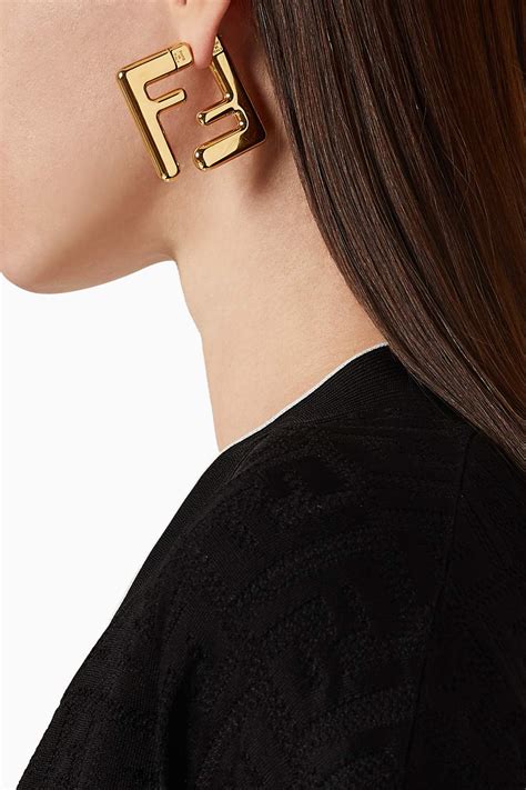 fendi earrings celebrity|fendi earrings women.